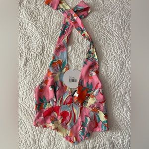 NWT Princess Polly floral halter top